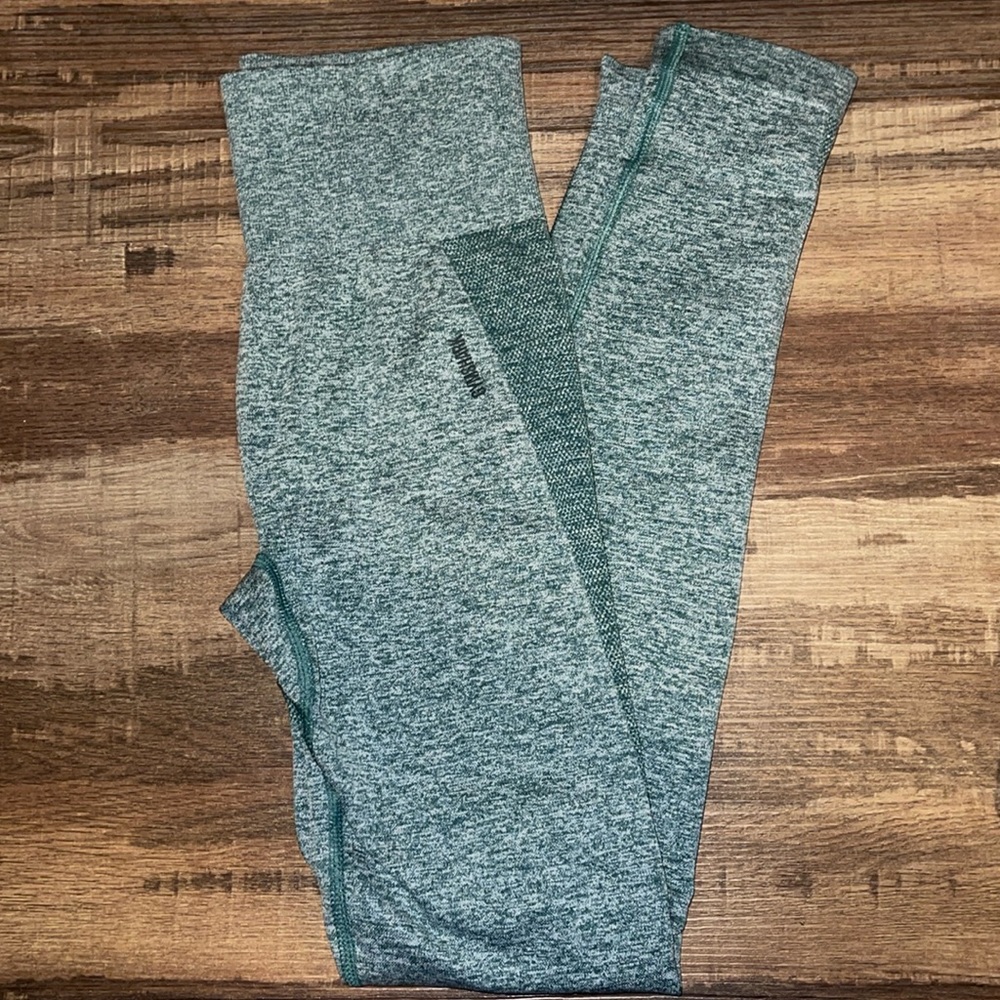 NEW Gymshark Flex High Waisted Leggings - Dark Green Marl